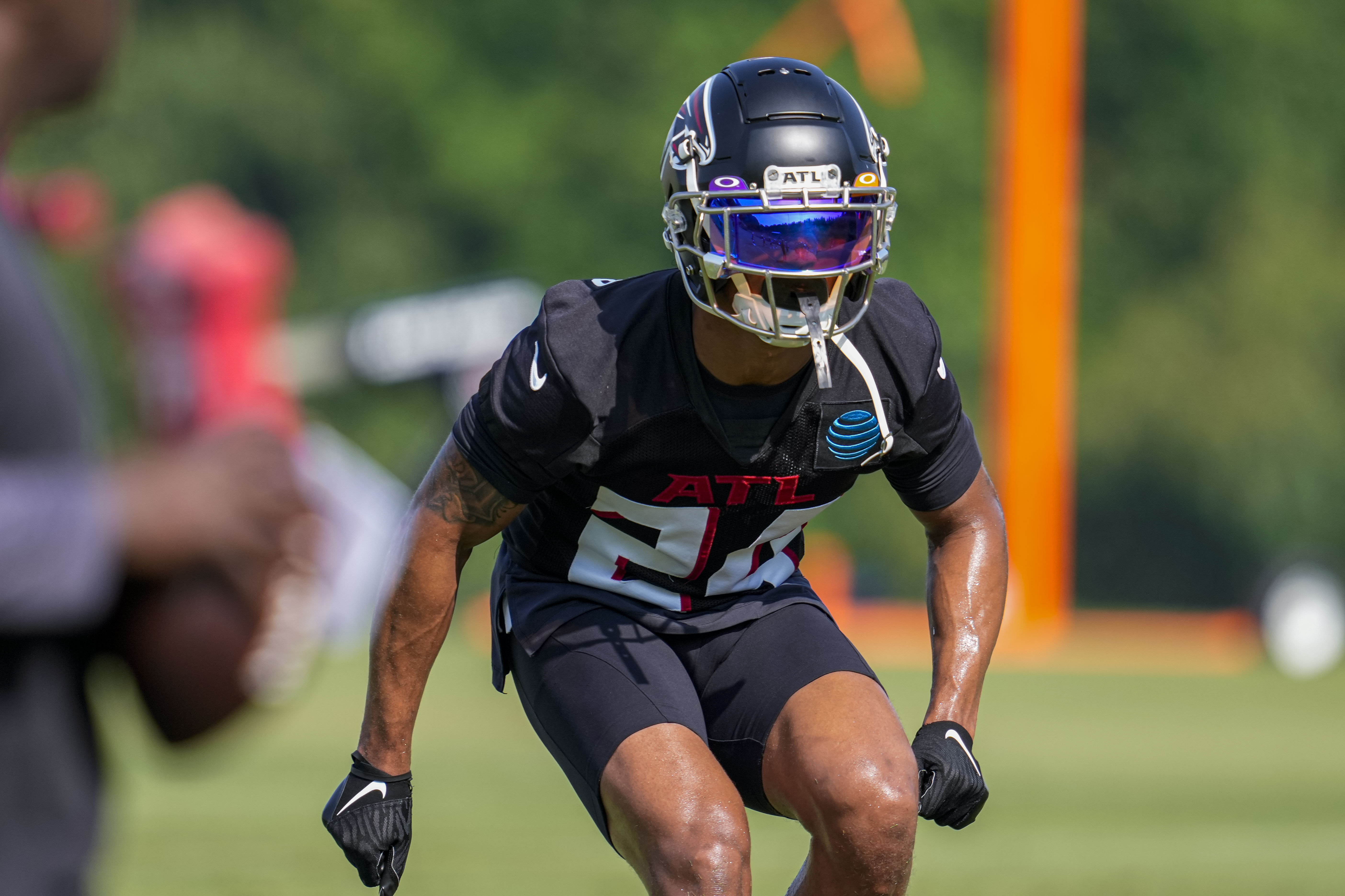 A.J. Terrell is a key returning member of the Atlanta Falcons defense. (Dale Zanine/USA Today)